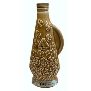 Vintage 1968 Jim Beam Regal China Decanter Bottle Floral Design Collectible Liqu